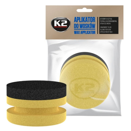K2 - Schwammapplikator mit Griff - Perfekter Wachs-Auftrag & Glanz
