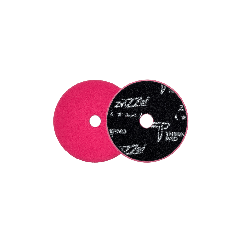 ZviZZer - Thermo Trapez Heavy Cut Pad red - Schleif-Pad rot 75mm