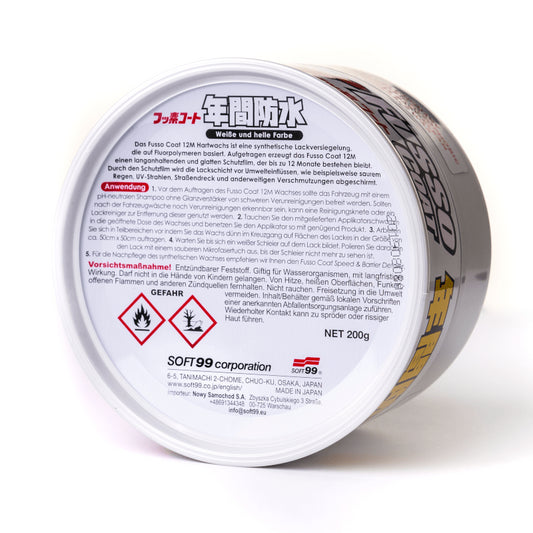Soft99 - Fusso Coat 12 Month Wax Light 200g_2