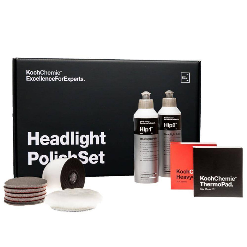 Koch Chemie - Headlight Polish Set - Headlight preparation set