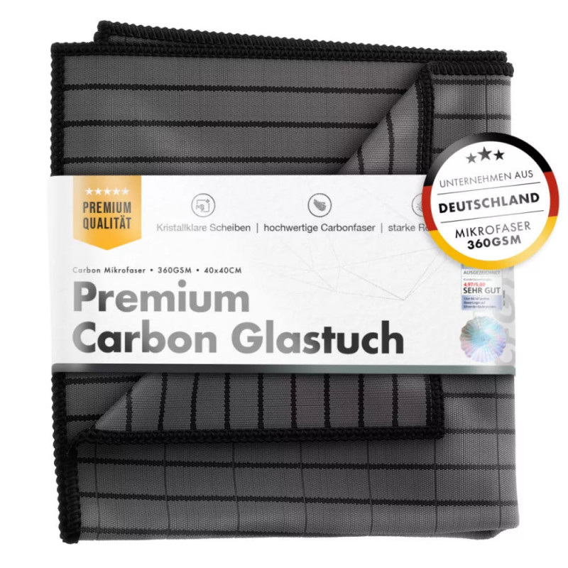 ChemicalWorkz - Carbon Fiber Glass - Scheibenreinigungs-Tuch 40x40cm 360GSM