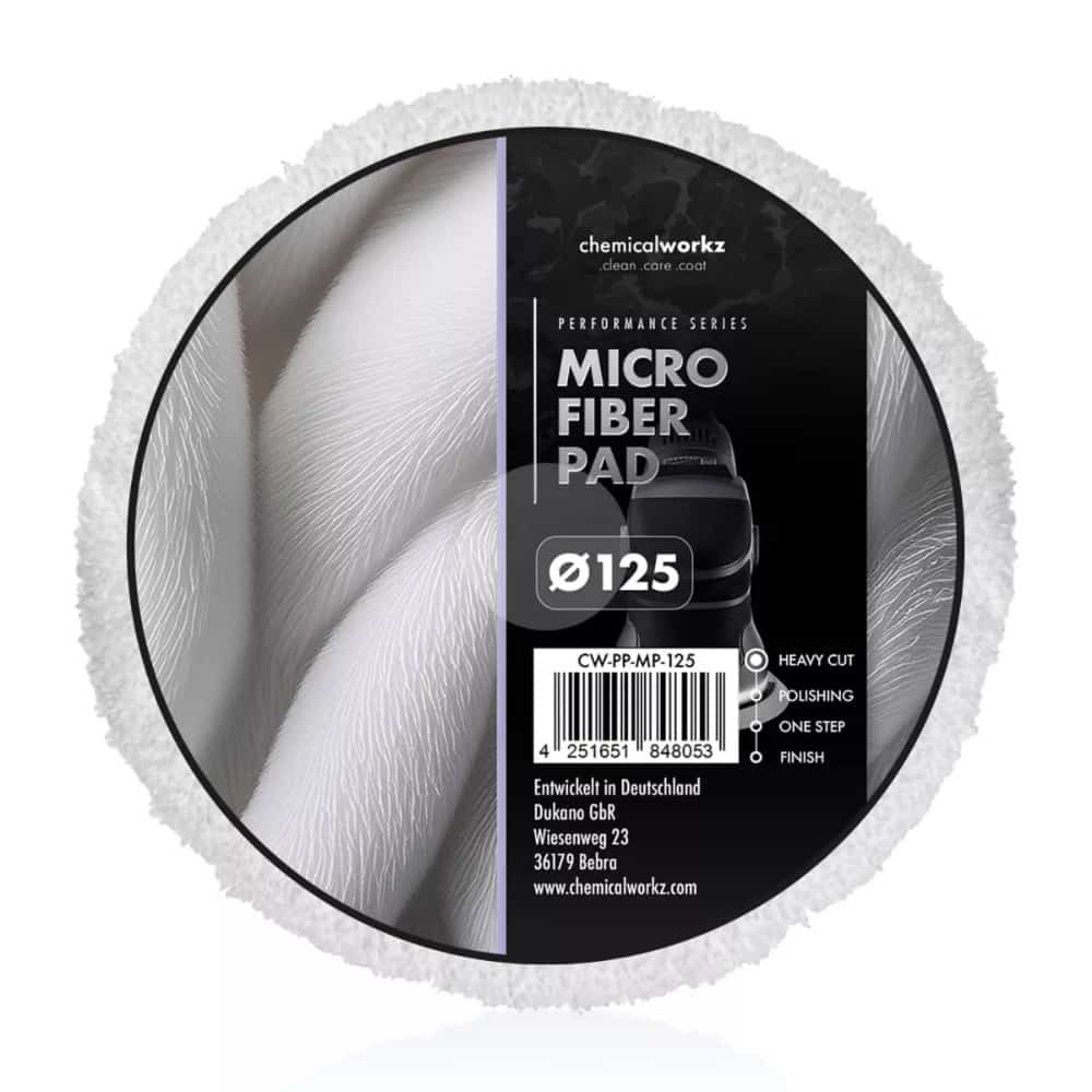 ChemicalWorkz - Microfiber Performance Pad - Pad in microfibra 125mm
