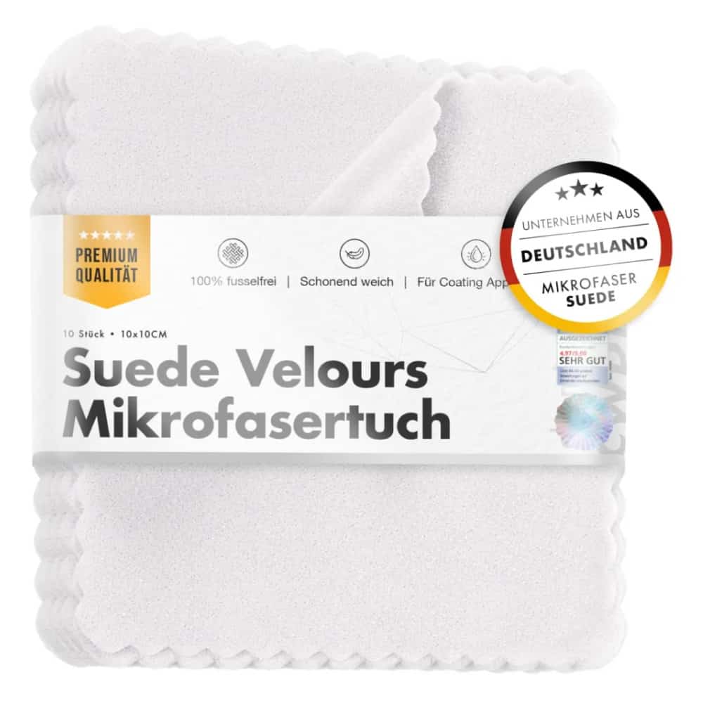 ChemicalWorkz - Suede Towel Pack - Panni applicatori bianchi 10×10cm 10 pz.