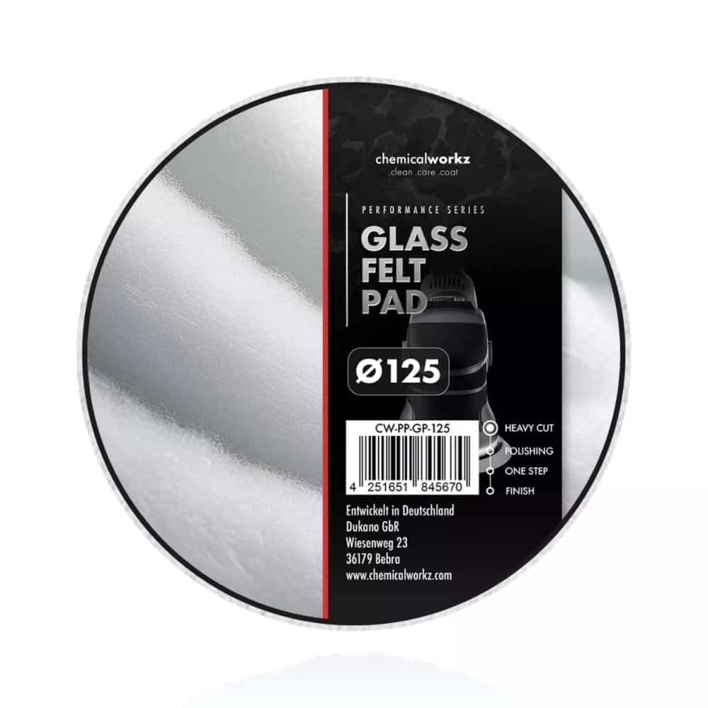 ChemicalWorkz - Glass Pad - glas polierpad 125mm