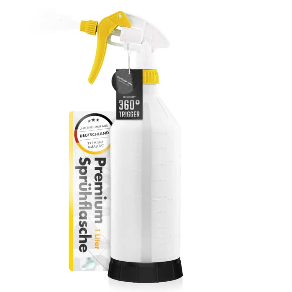 ChemicalWorkz - Flacone spray giallo con grilletto Canyon a 360° - 1L