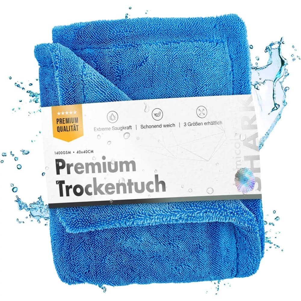 ChemicalWorkz - Blue Shark Twisted Towel - Prémium szárítókendő 80x50cm 1400GSM
