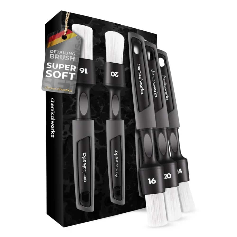 ChemicalWorkz - White Boar Detailing Brush Super Soft Set - Pinsel-Set