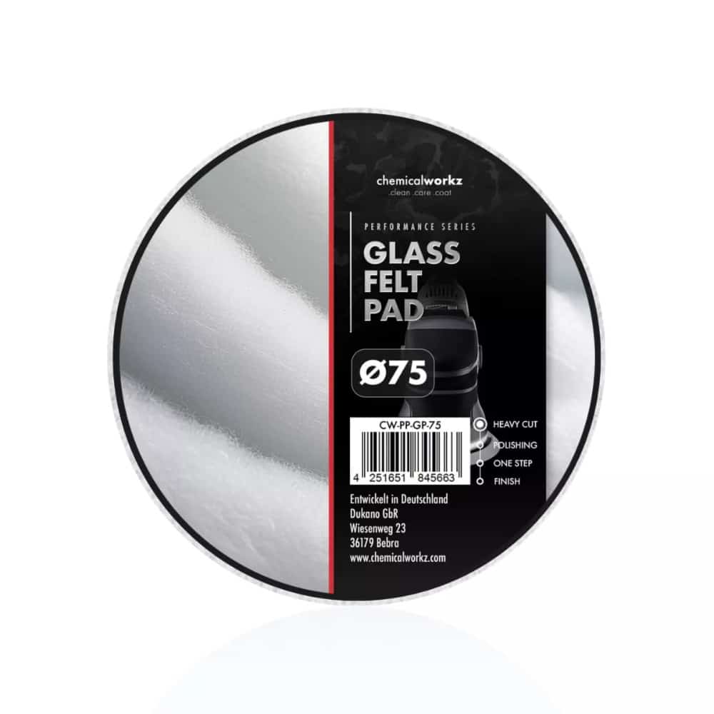 ChemicalWorkz - Glass Pad - glas polierpad 75mm