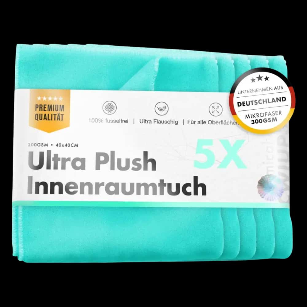 ChemicalWorkz - Interior Ultra Plush Towel - Innenraumtuch 40x40cm - 300GSM Türkis 5Stk.