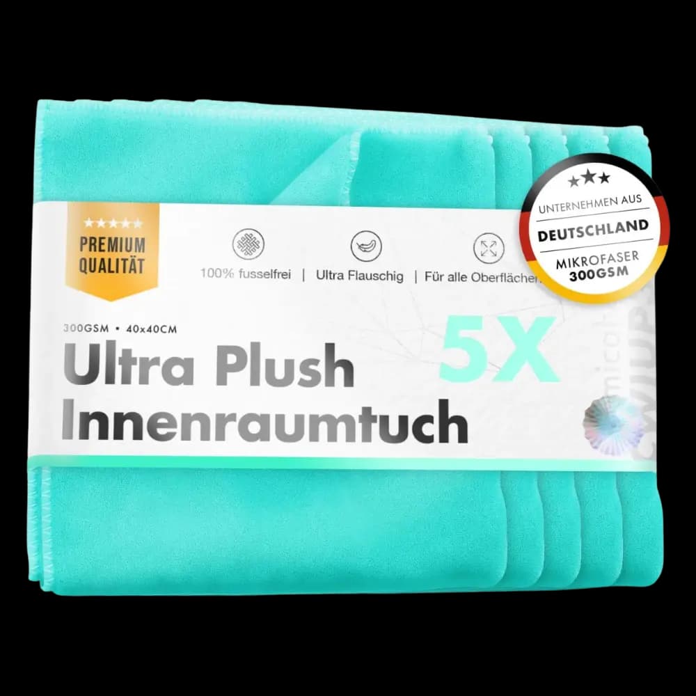 ChemicalWorkz - Interior Ultra Plush Towel - Innenraumtuch 40x40cm - 300GSM Türkis 5Stk.