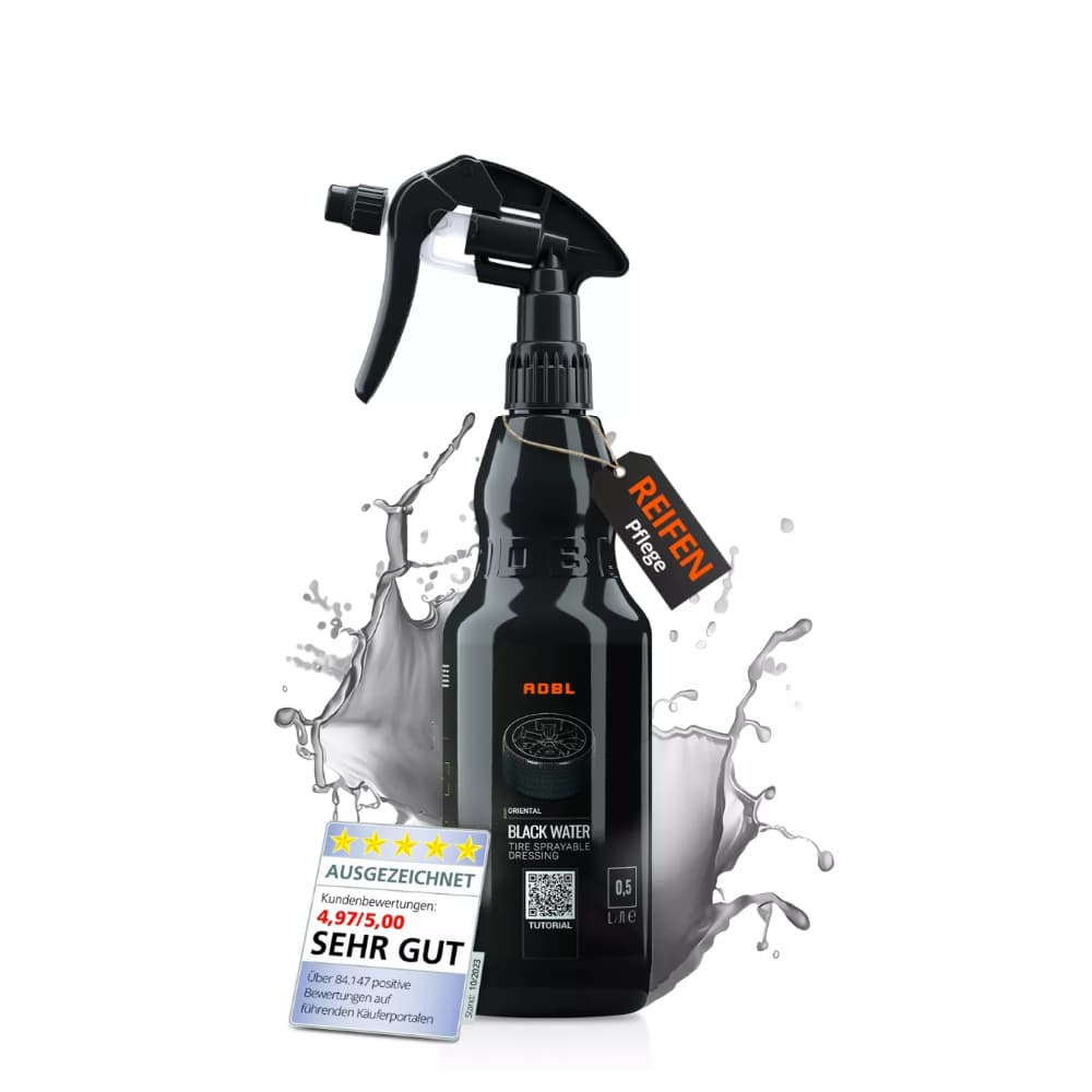 ADBL - Black Water - Sprejovateľný dressing na pneumatiky 500ml