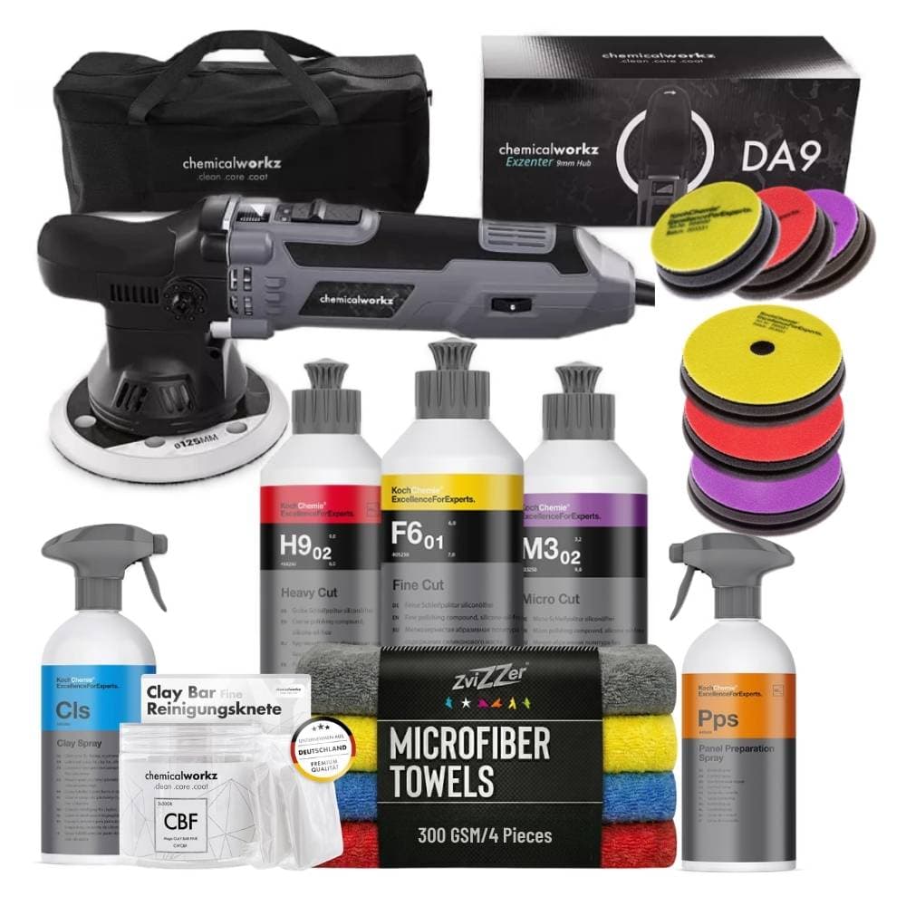 Koch Chemie - Polierset mit Exzenter Poliermaschine DA9 - V4