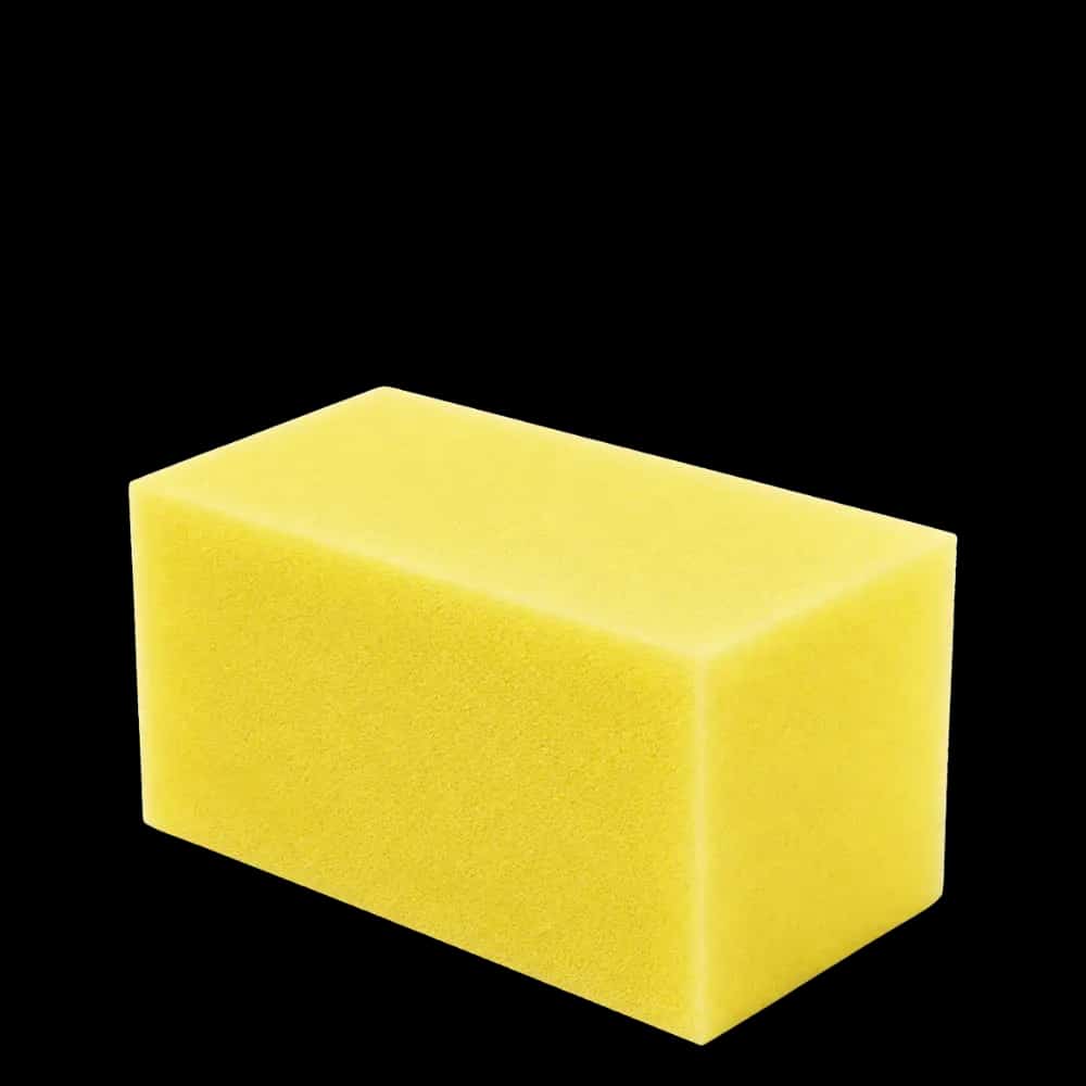 Ledermax - pelle - spugna applicatore blu piccola 8x4x4cm