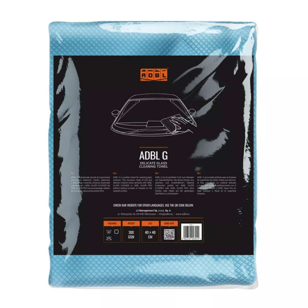 ADBL - G Glass Cleaning Towel - Scheibenreinigungstuch 40x40cm 300GSM