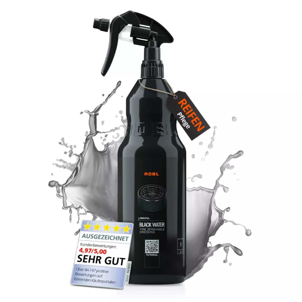 ADBL - Black Water - Dressing spray per pneumatici 1L