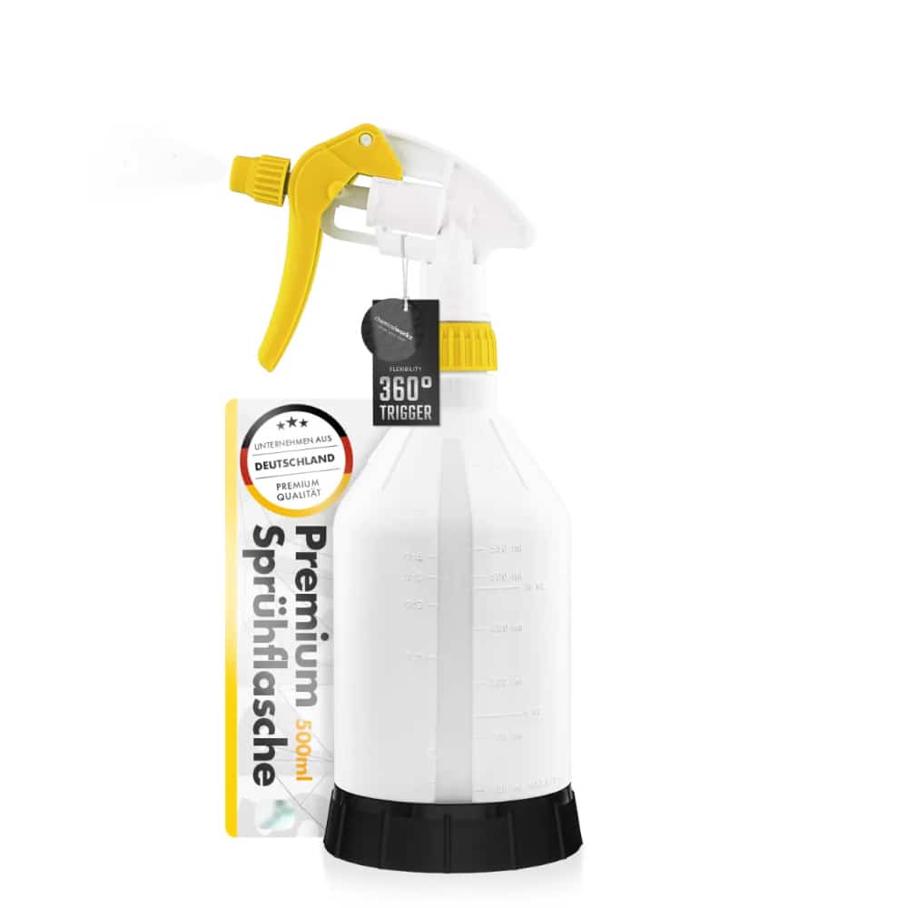 ChemicalWorkz - Flacone spray giallo con trigger Canyon a 360° - 500ml