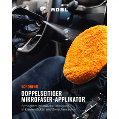 ADBL - Tickler - Mikrofaser Wax & Dressing Applikatorpad 16cm_3