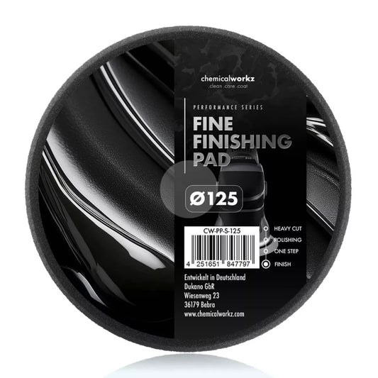 ChemicalWorkz - Fine Finishing Performance Pad - Polierschwamm 125mm schwarz