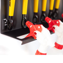 Poka Premium - Wandhalterung für Pinsel & Flaschen - 80cm - MIT Aufschrift_5
