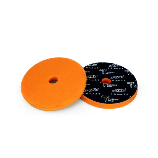 ZviZZer - Thermo Trapez Medium Cut Pad orange - One-Step-Pad orange 150mm