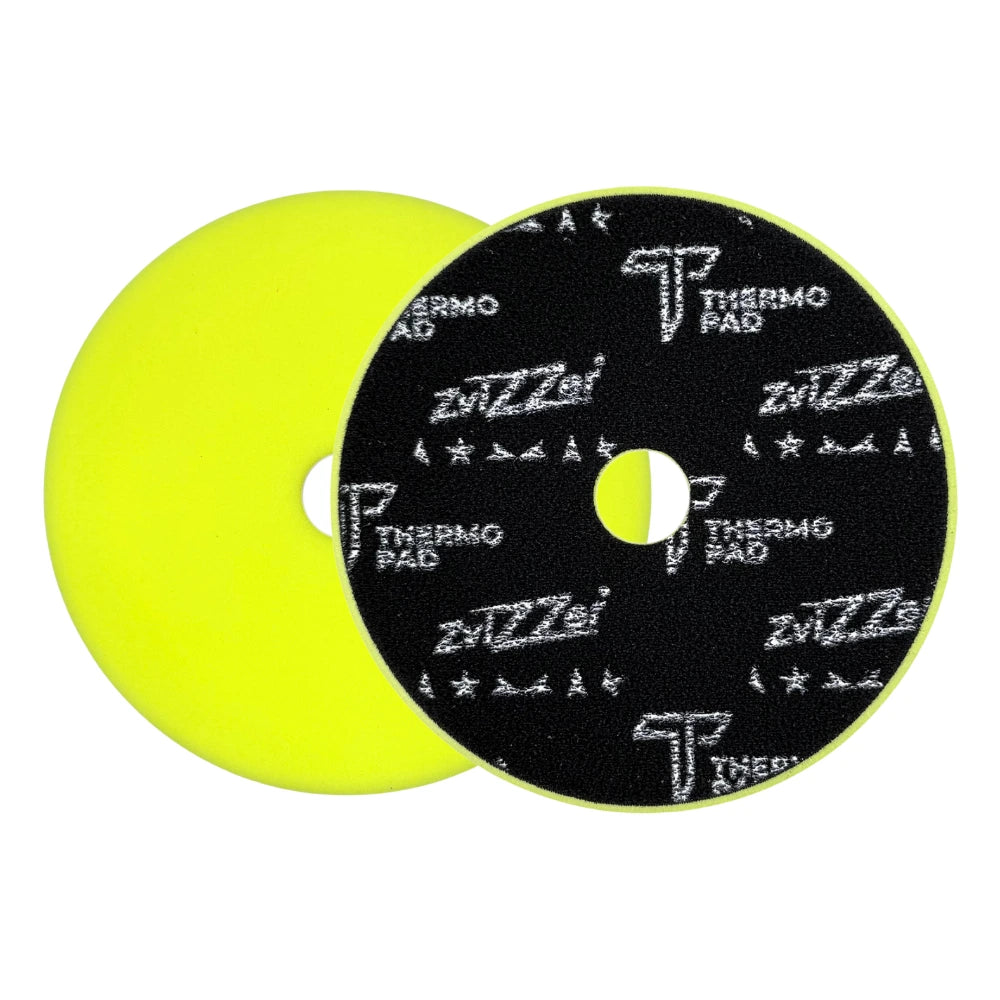 ZviZZer - Thermo Trapez Fine Cut Pad yellow - Hochglanz-Pad gelb 150mm