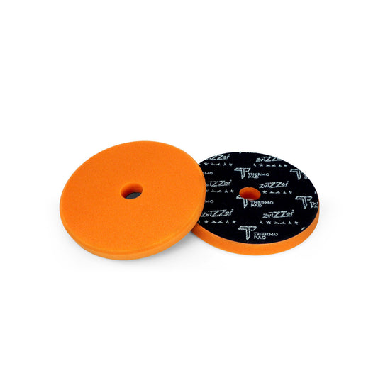 ZviZZer - Thermo Trapez Medium Cut Pad orange - One-Step-Pad orange 125mm