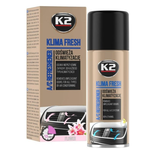 K2 - Klima Fresh Flower - Klimareiniger und Desinfektion Blumenduft 150ml
