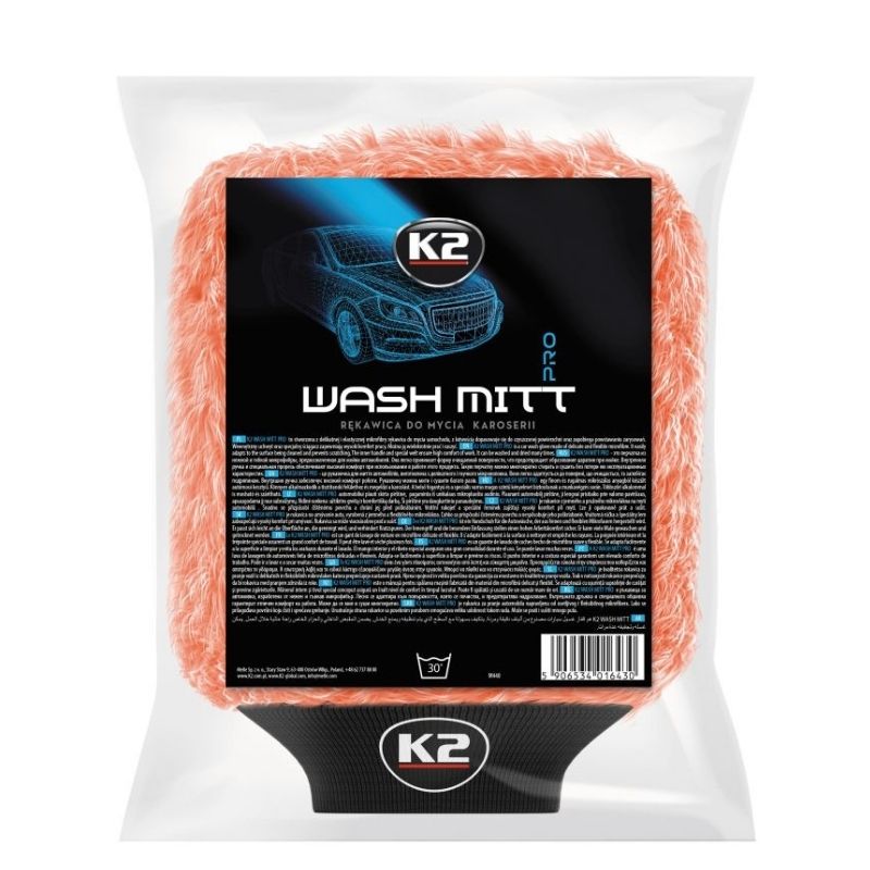 K2 - Mikrofaser Waschhandschuh Kratzfrei & Sanft 