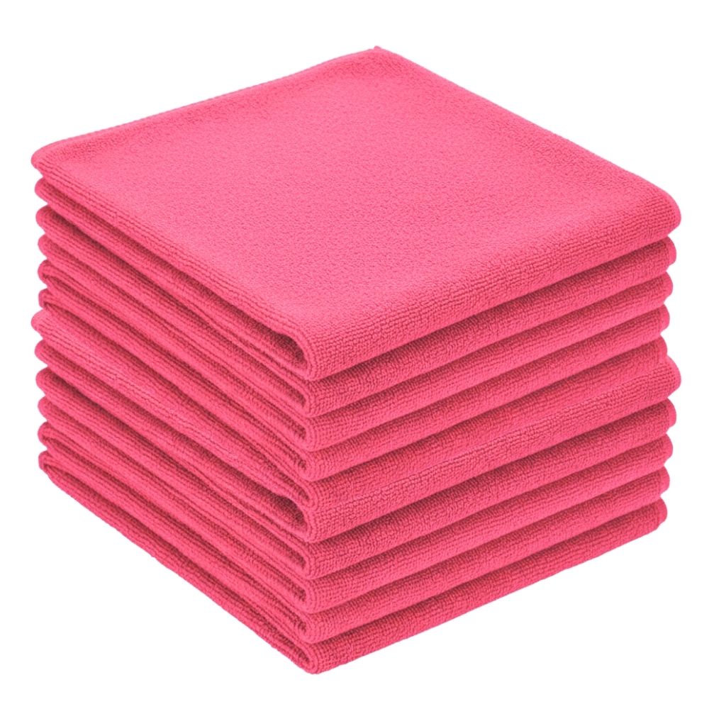 Zvizzer - Microfiber Cloth red - Poliertuch rot 40x40cm 300GSM 10er Pack