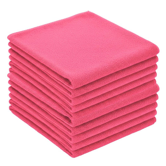 Zvizzer - Microfiber Cloth red - Poliertuch rot 40x40cm 300GSM 10er Pack