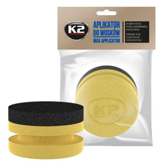 K2 - Schwammapplikator mit Griff - Perfekter Wachs-Auftrag & Glanz
