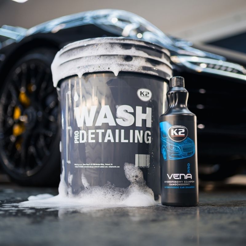 K2 - Detailing Bucket Wash - Wascheimer mit Deckel grau 20L_5