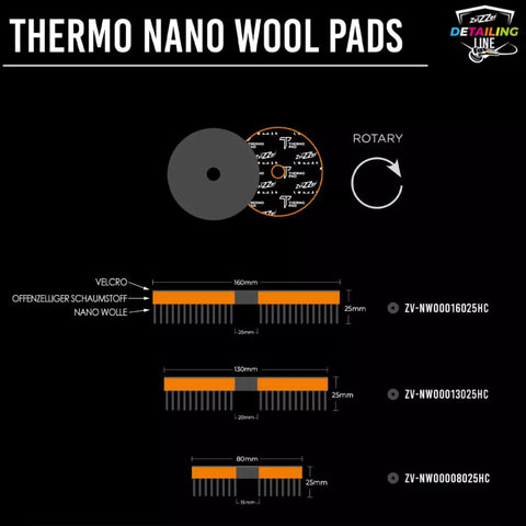 ZviZZer - Thermo Nano Wool Pad - Wool Polierpad 75mm_2