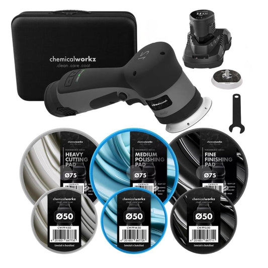 ChemicalWorkz DA12 Poliermaschine + SET mit Pad