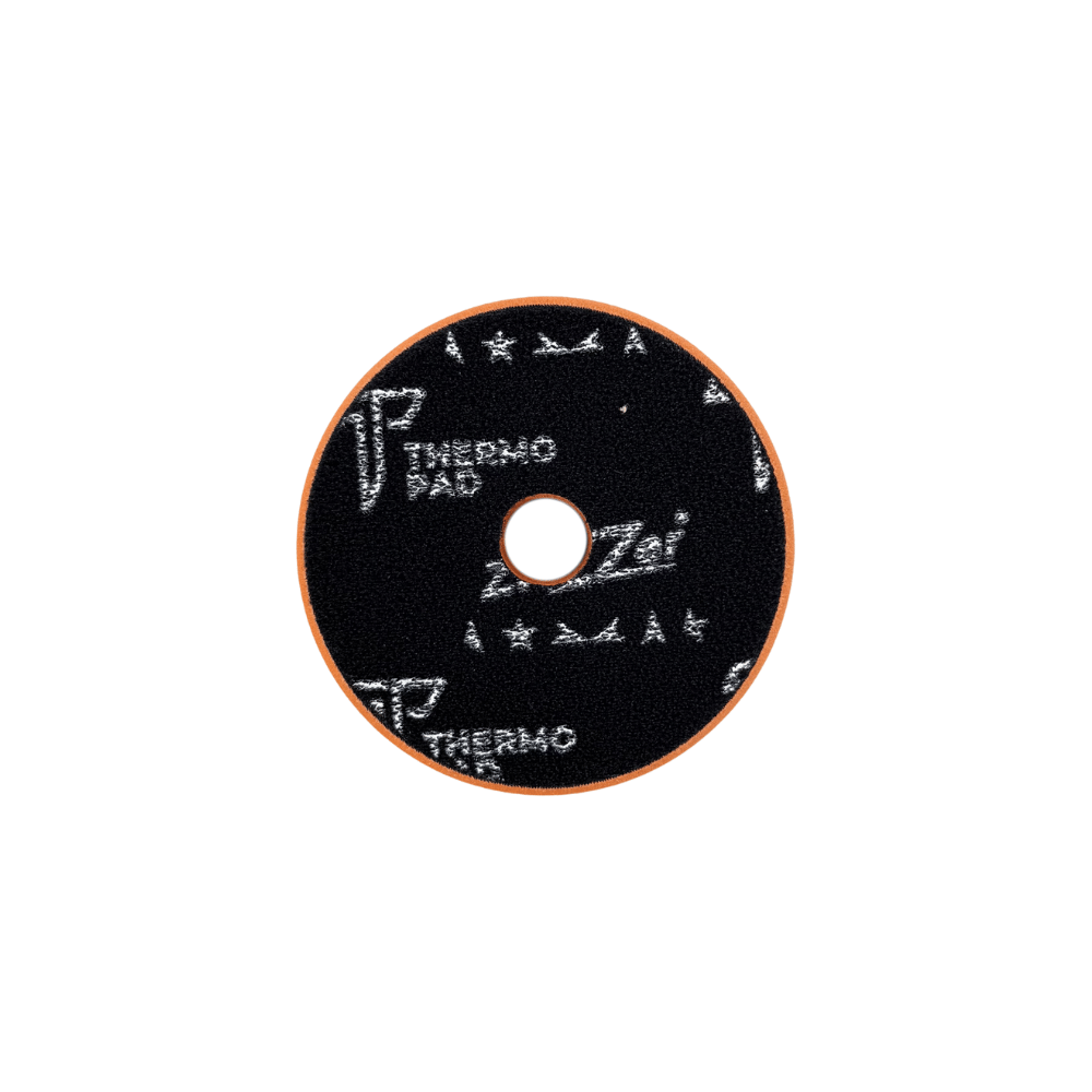 ZviZZer - Thermo Trapez Medium Cut Pad orange - One-Step-Pad orange 75mm_4